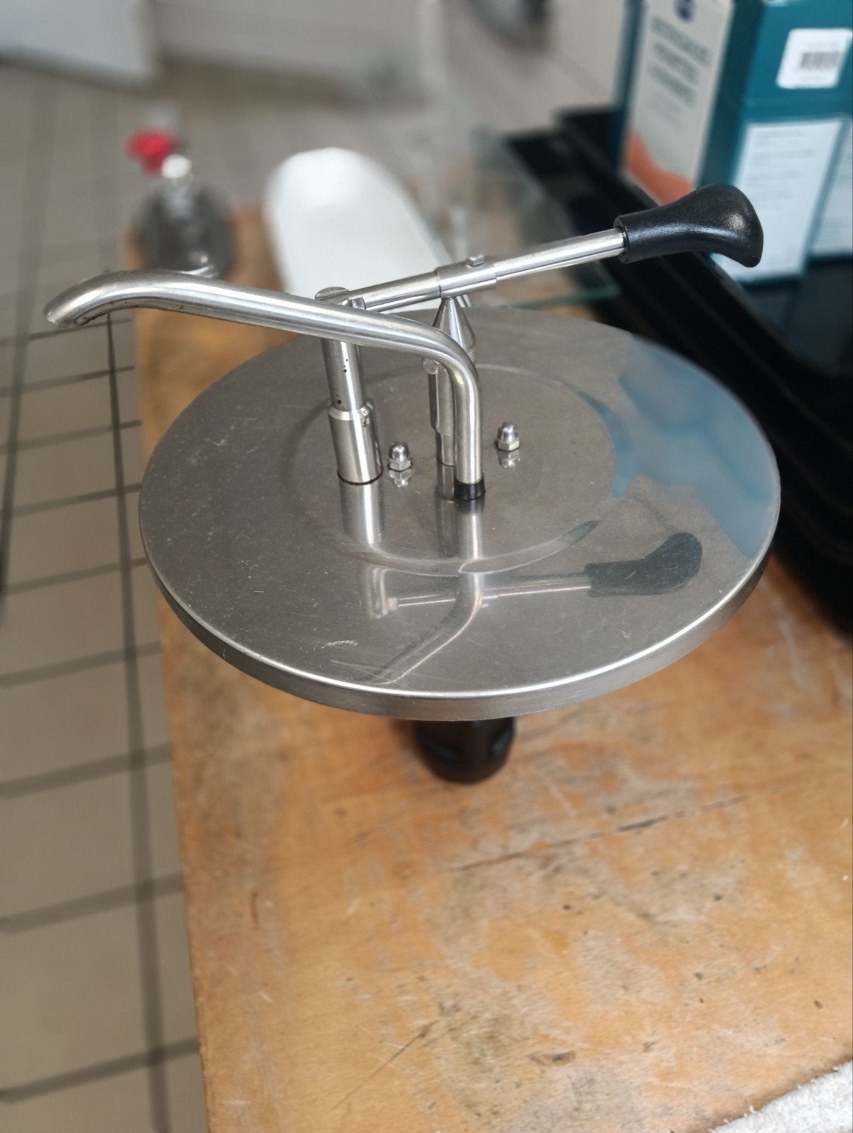 Saus/Mayonaise Pomp - RVS Dispenser voor Horeca, Ophalen, Zilver, Metaal, Overige typen