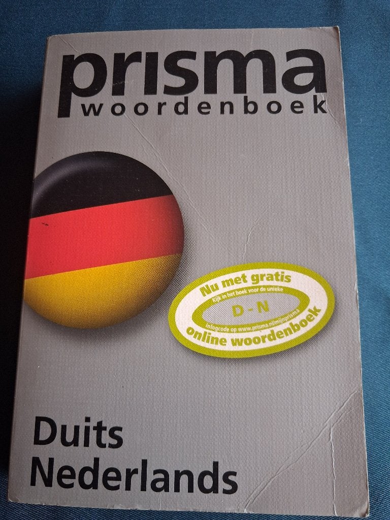 Prisma woordenboek Duits/Nederlands., Ophalen of Verzenden, Alpha, Zo goed als nieuw, LBO