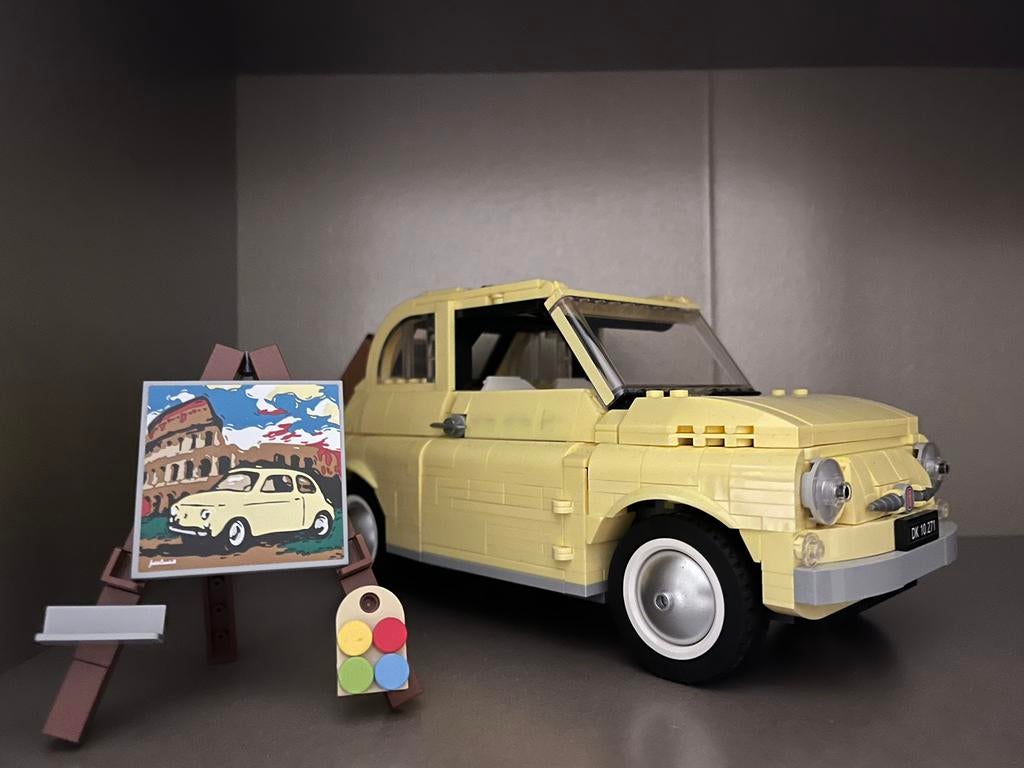 Lego Fiat 500 - 10271, Ophalen of Verzenden, Zo goed als nieuw