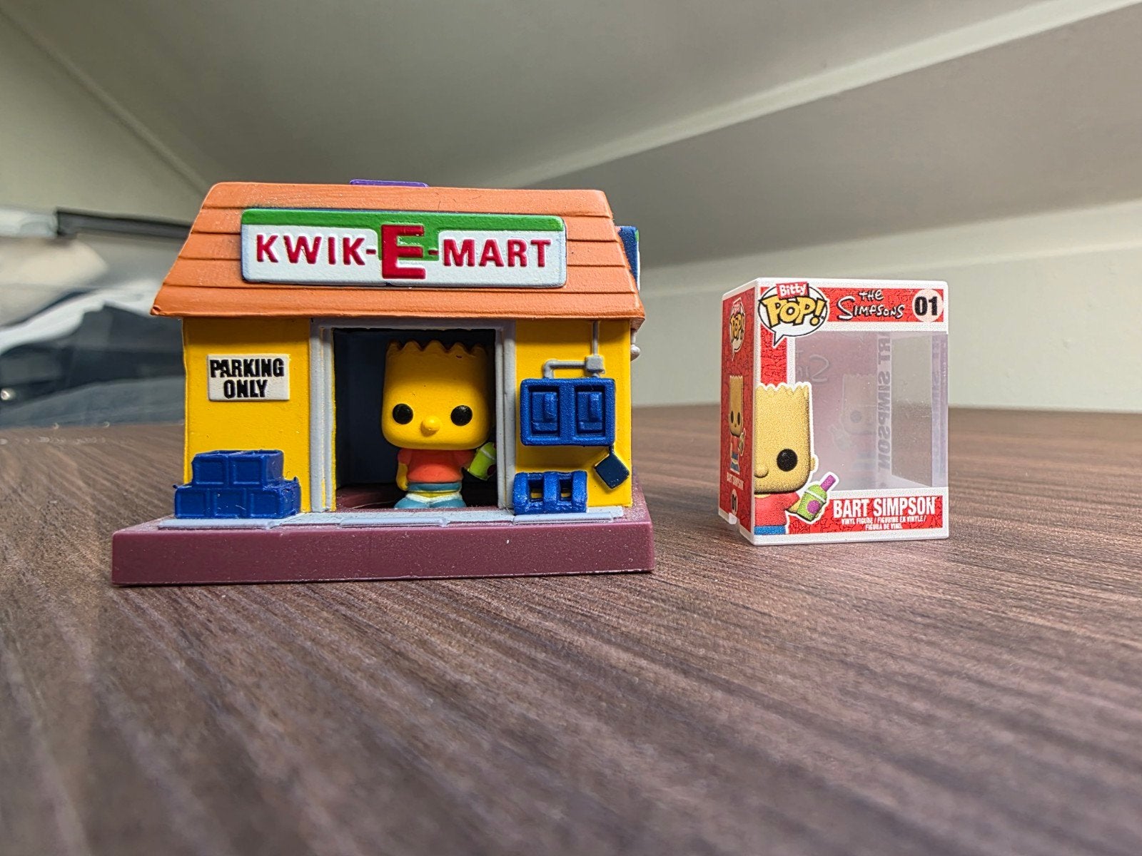 Funko Pop! The Simpsons Kwik-E-Mart met Bart Simpson, Verzenden, Zo goed als nieuw