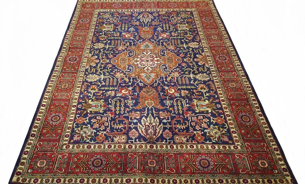 TABRIZ Perzische tapijten 292 x 205/kleed/Kelim/50% korting, Blauw, Www.simatapijten.nl, 150 tot 200 cm, Ophalen of Verzenden