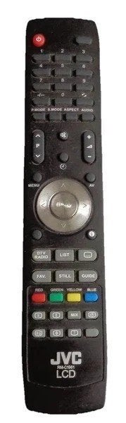 JVC RM-C1981 LCD TV Afstandsbediening Origineel, Verzenden, 50 Hz, Zo goed als nieuw, Minder dan 40 cm