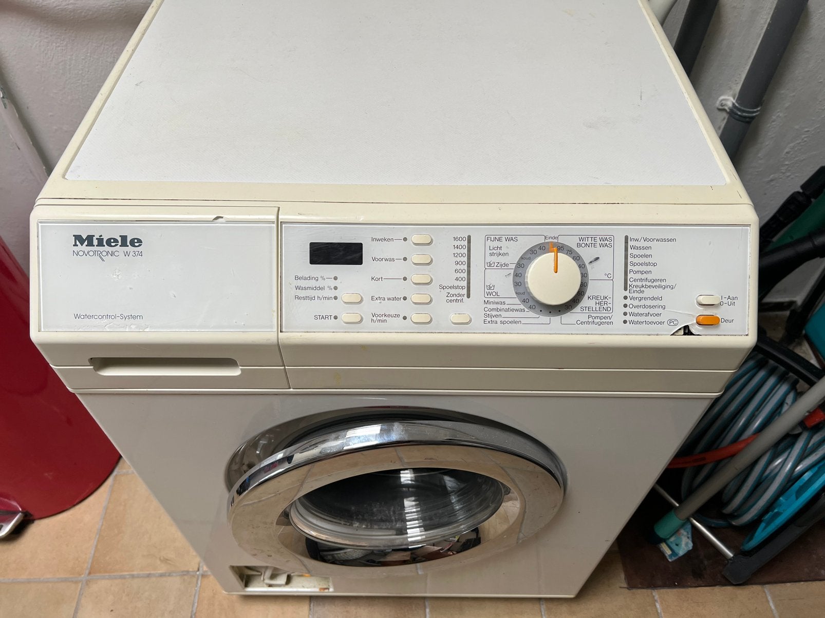 Miele wasmachine W 374 novotronic, Ophalen, Niet werkend, Voorlader