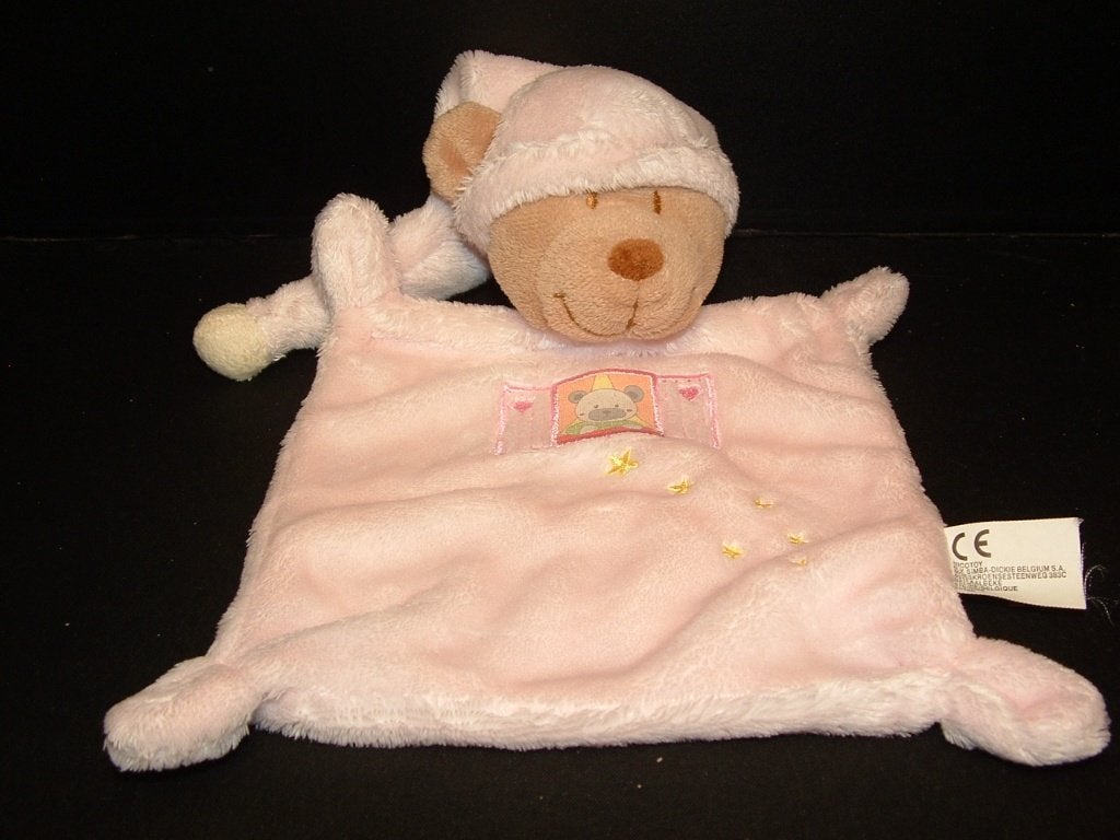 NICOTOY SIMBA BEER KNUFFELDOEK VELOURS BEIGE MET VELOURS, Overige karakters, Verzenden, Nieuw, Overige typen
