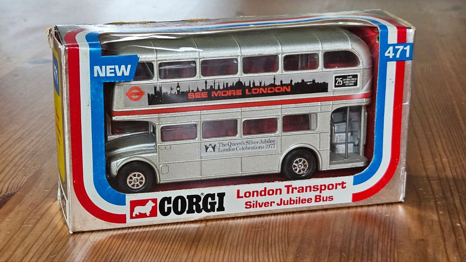 Corgi Silver Jubilee Dubbeldekker bus Nieuw, Ophalen of Verzenden, Nieuw, Bus of Vrachtwagen
