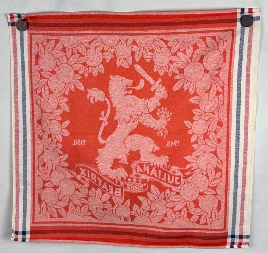 Nieuwe theedoek Juliana – Beatrix 1948-1980 Birdy textile., Verzenden, Nieuw, Nederland, Overige typen