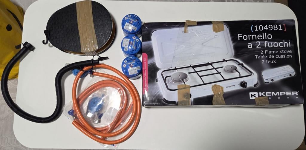 Complete gas kookset voor camping of outdoor, Caravans en Kamperen, Kampeeraccessoires, Nieuw, Ophalen of Verzenden