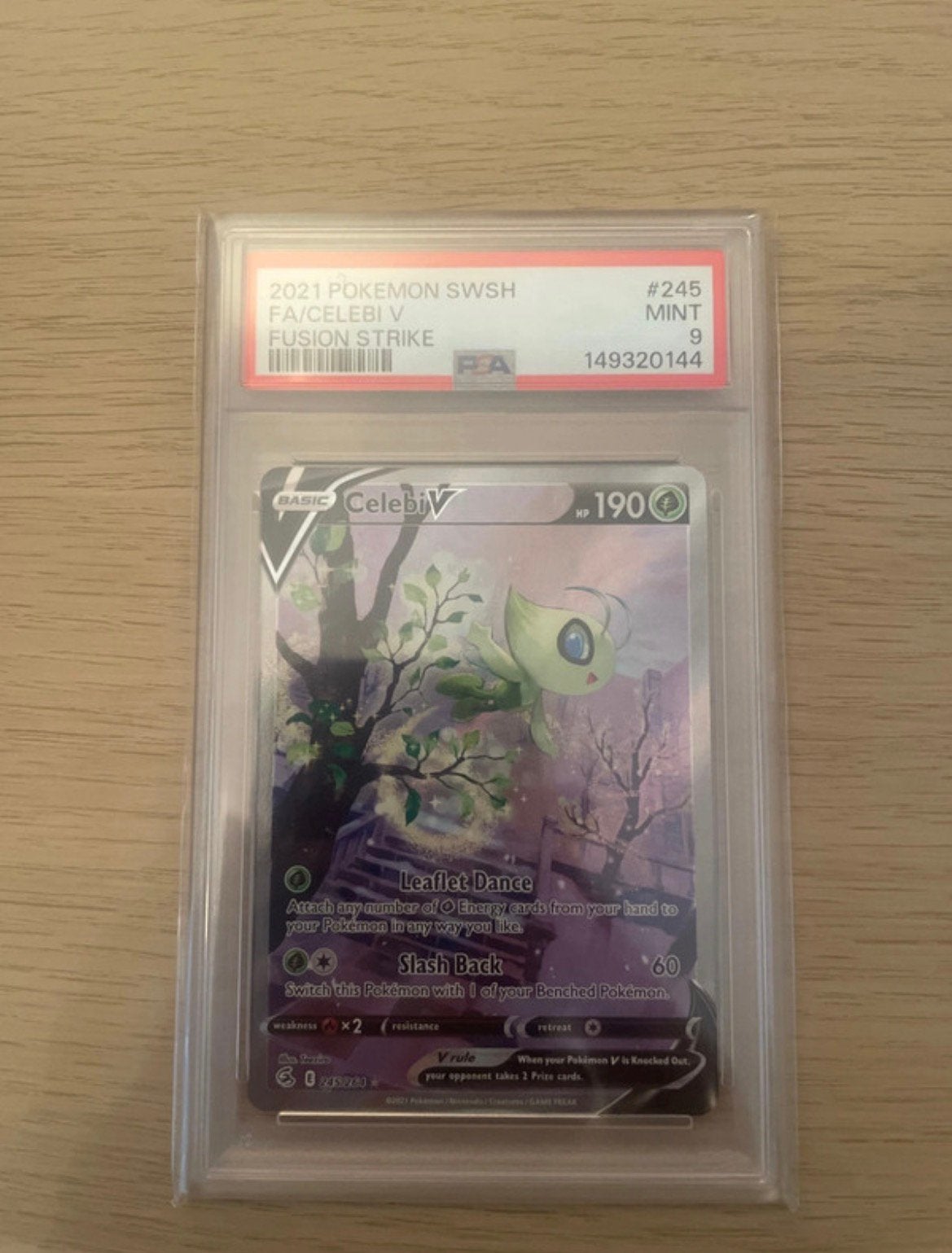 Celebi V #245 PSA 9, Ophalen of Verzenden, Zo goed als nieuw