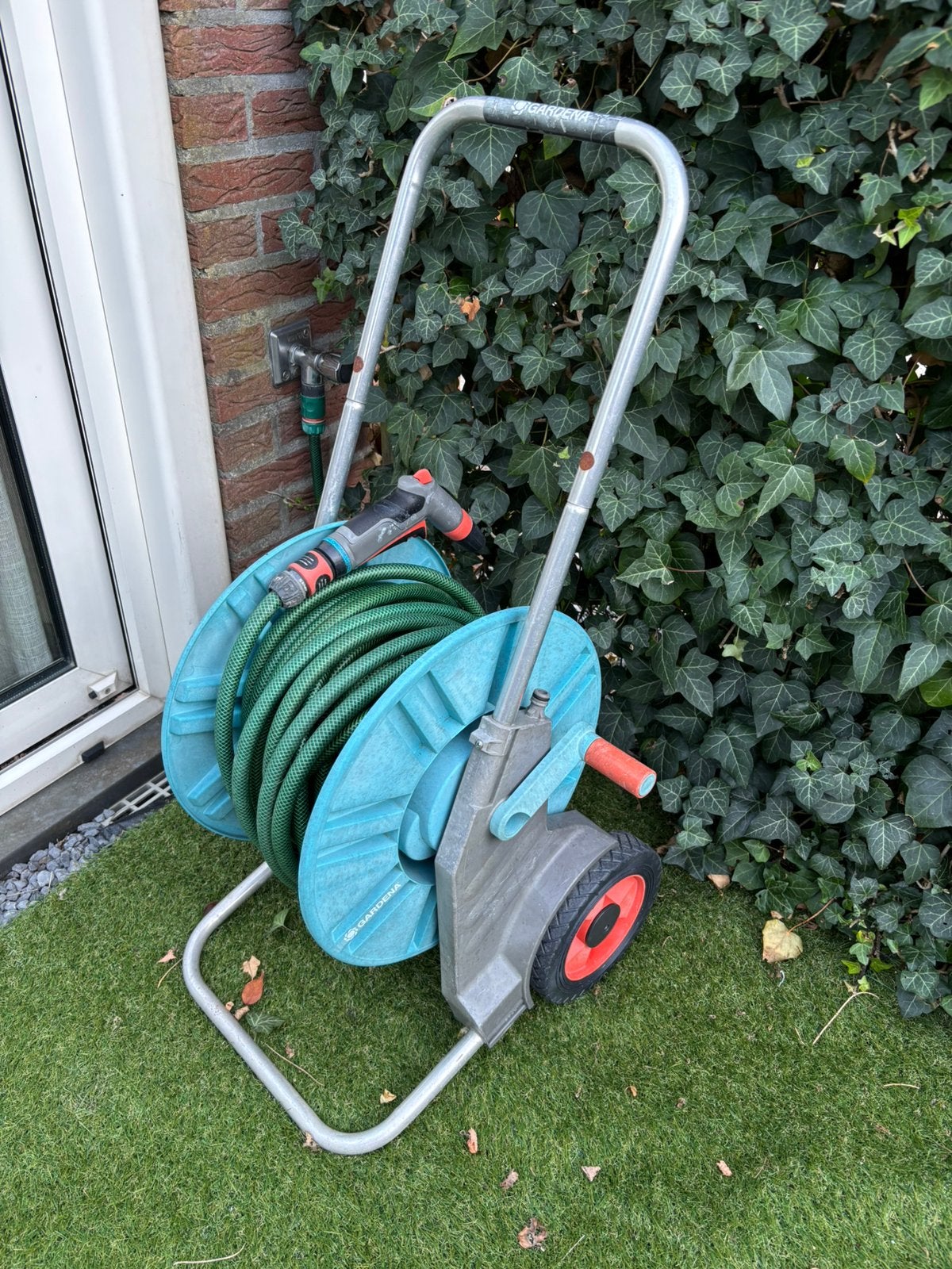 Gardena tuinslang slangenwagen, Tuin en Terras, Ophalen, Zo goed als nieuw, Tuinslang