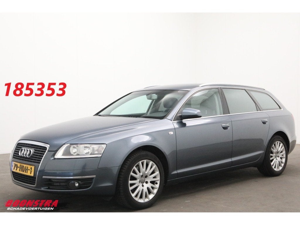 Audi A6 Avant 2.0 TFSI Aut. Business Edition Leder Navi Clim, Gebruikt, 1984 cc, Blauw, Leder en Stof