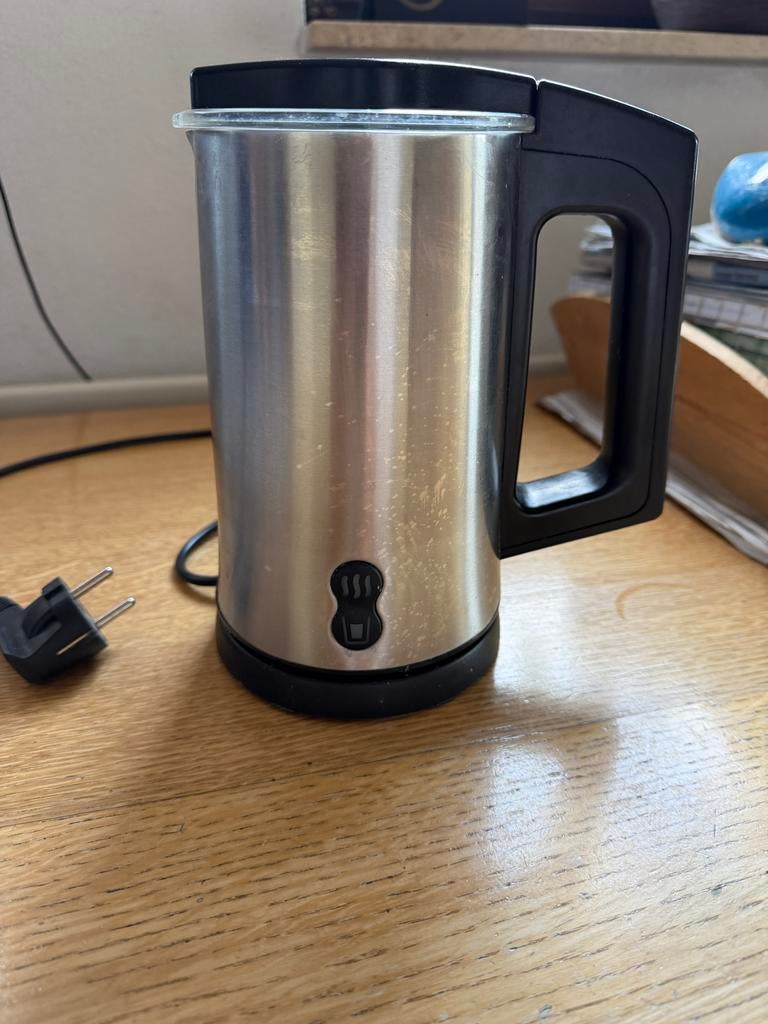RVS Melkopschuimer - Zo goed als nieuw, Minder dan 1 liter, Ophalen of Verzenden, Zo goed als nieuw, Rvs