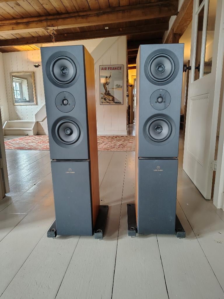 Linn Kaber speakers - with latest '3 bar' tweeter, Audio, Tv en Foto, Luidsprekers, Gebruikt, 60 tot 120 watt, Front, Rear of Stereo speakers