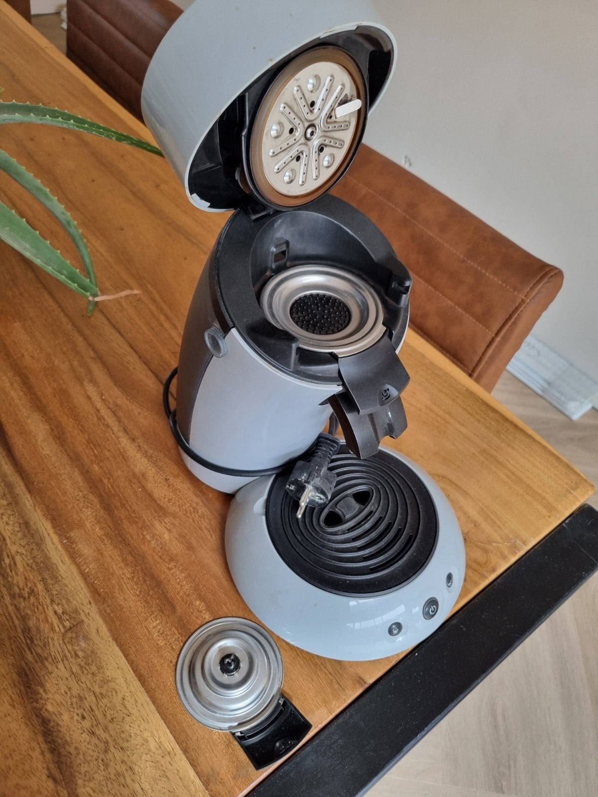 Senseo koffiezetapparaat zo goed als nieuw + koffiepads, Ophalen, Koffiepads en cups, Koffiemachine, Zo goed als nieuw
