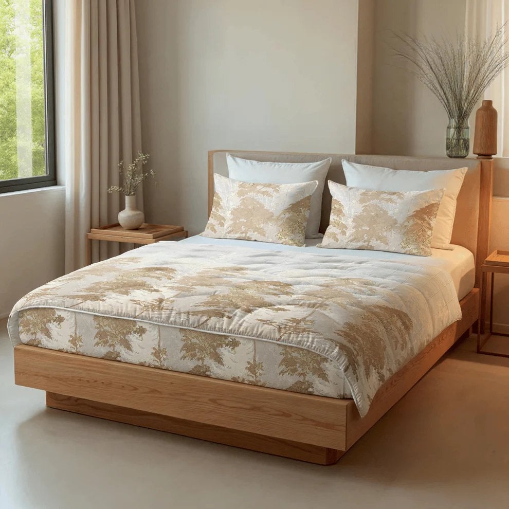 Zelesta Japanse boom NIEUW, Beige, Ophalen of Verzenden, Deken of Dekbed, Nieuw