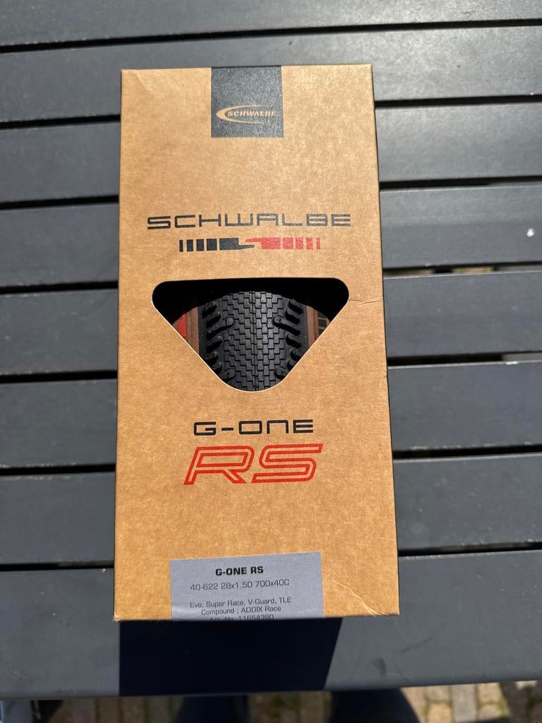 Schwalbe G-One RS 40mm Gravelband - Nieuw in doos, Ophalen of Verzenden, Nieuw