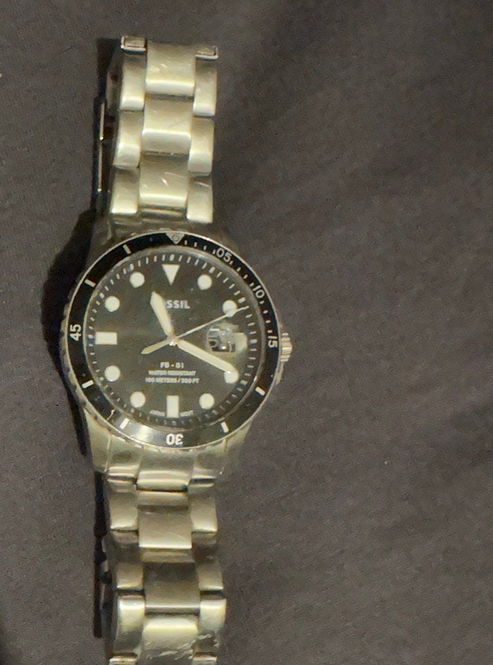 Fossil horloge, Ophalen of Verzenden, Zo goed als nieuw, Staal, Fossil