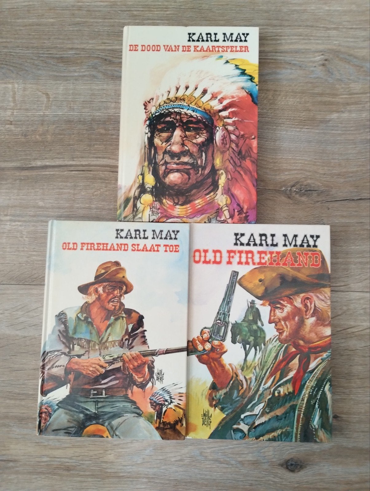 3x Karl May jeugdboek, Ophalen of Verzenden, Gelezen, Karl May
