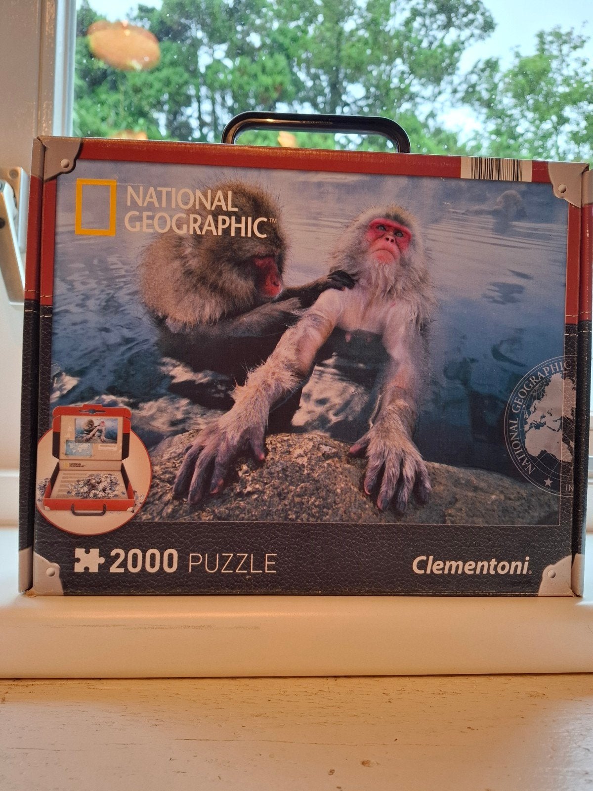 National Geographic 2000 stukjes puzzel met handvat, Hobby en Vrije tijd, Ophalen, Meer dan 1500 stukjes, Zo goed als nieuw, Legpuzzel
