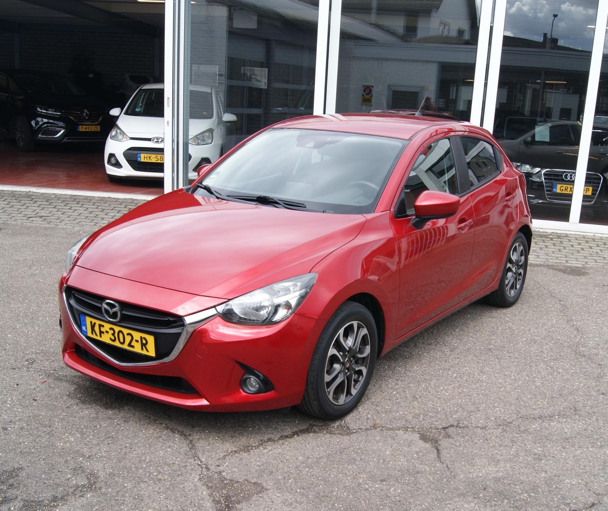 Mazda 2 1.5 Skyactiv-G GT-M Line Clima,Camera,Cruise,Navi,RI, Voorwielaandrijving, 12 maanden, Stof, Gebruikt