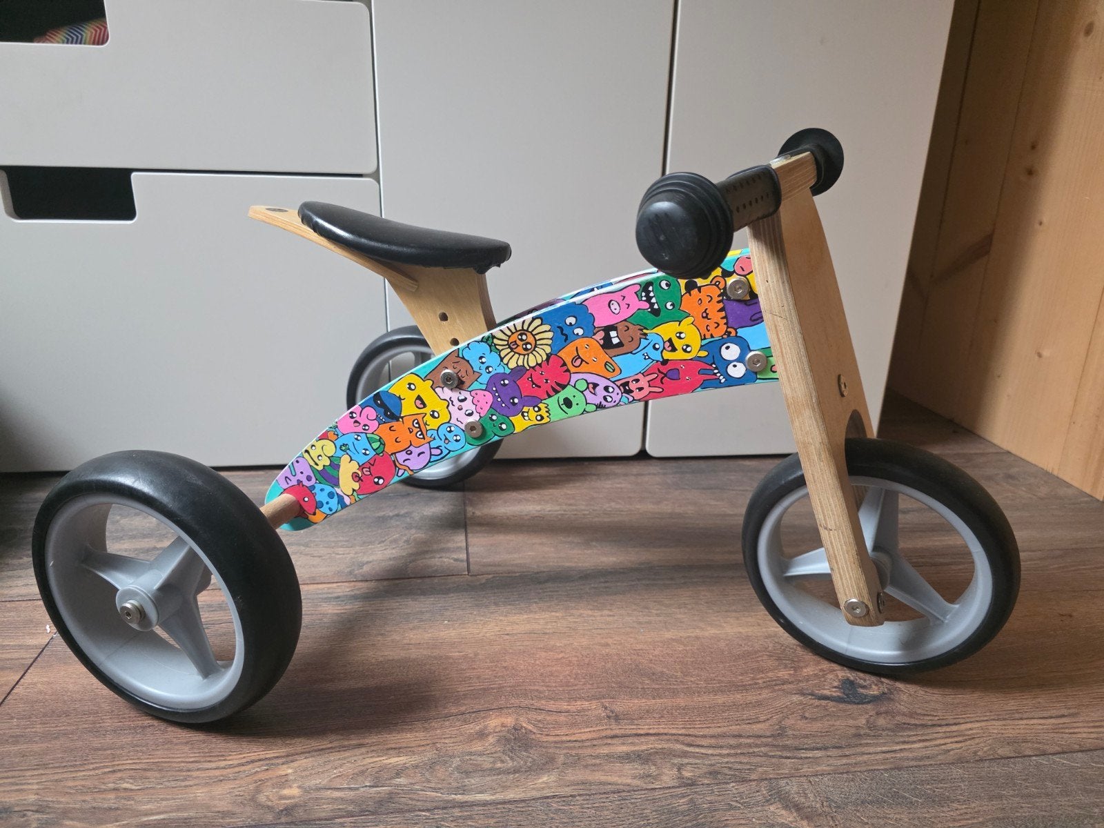Custom made Bandits and Angels loopfiets 1 jaar, Ophalen of Verzenden, Zo goed als nieuw, Loopfiets