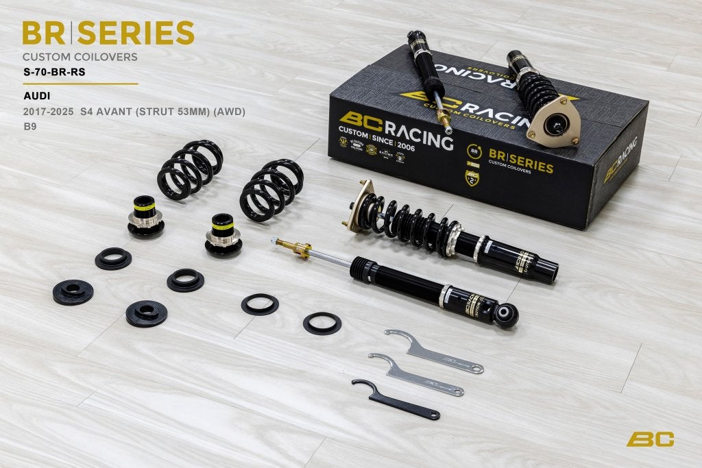 BC Racing schroefset verlaging - Audi S4 Avant B9 17-25, Auto diversen, Ophalen of Verzenden