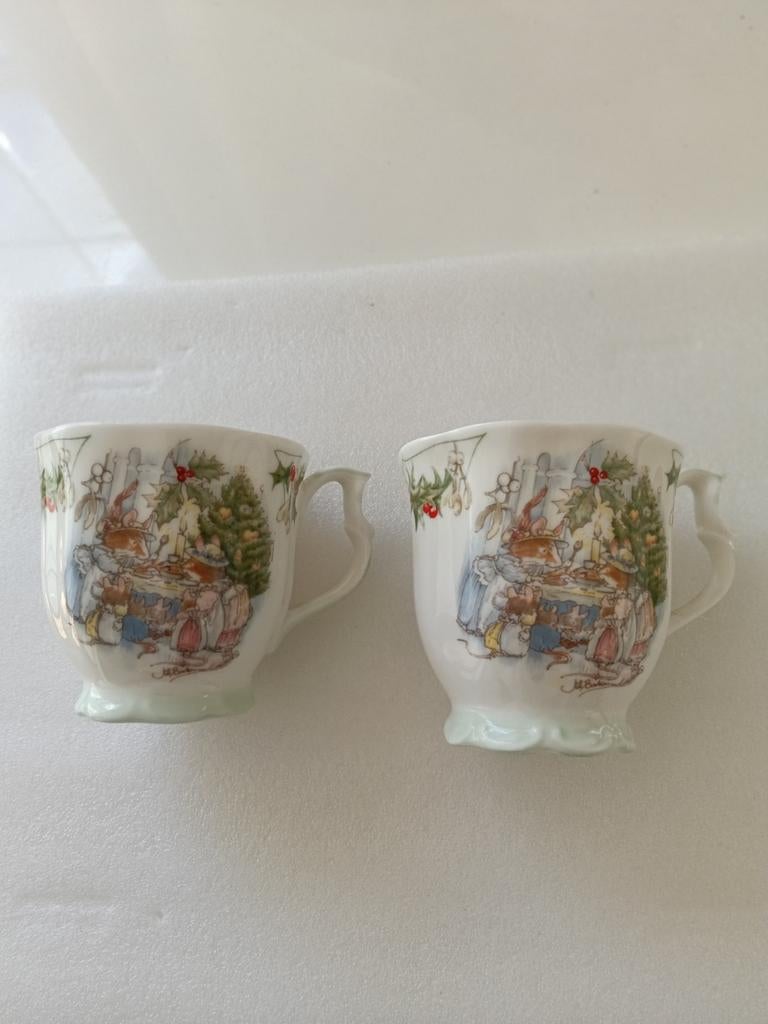 Brambly Hedge Royal Doulton Merry Midwinter mokken, Ophalen of Verzenden