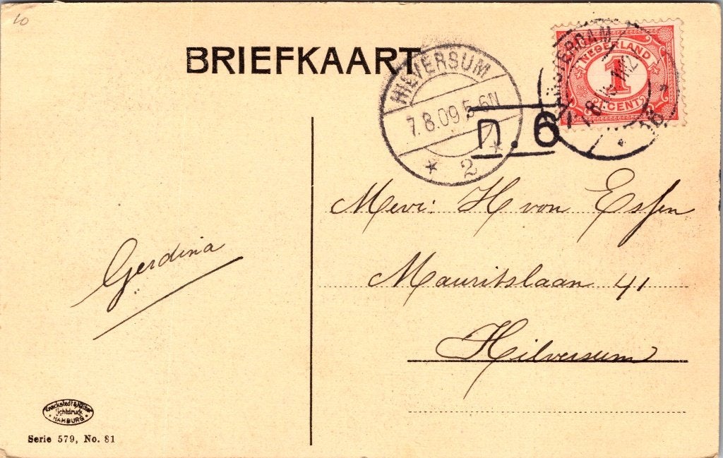 Herengracht - 12 oude ansichtkaarten, Ophalen of Verzenden, Voor 1920, Gelopen, Noord-Holland