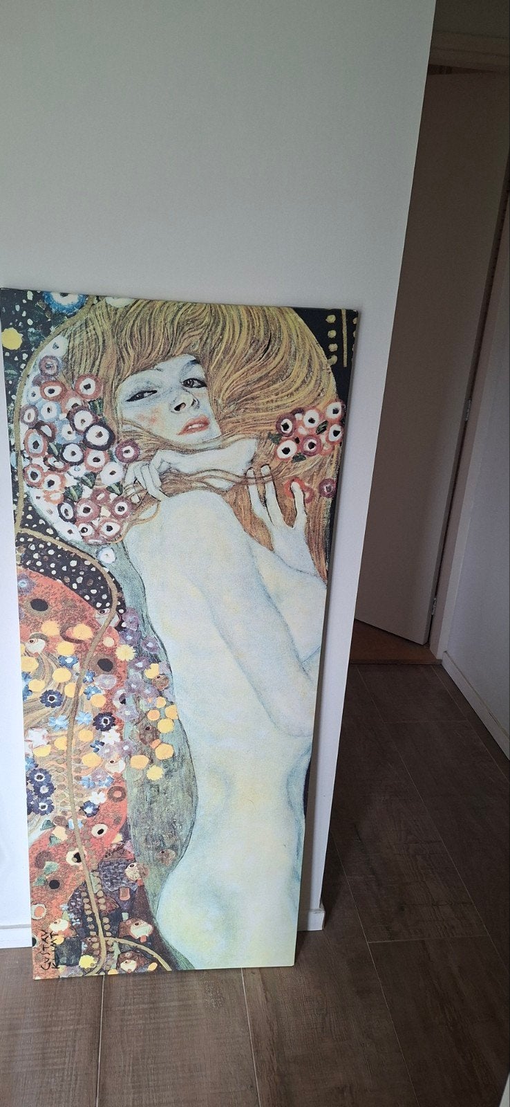 Gustav Klimt schilderij op canvas Water Serpents II, Ophalen, Minder dan 140 cm, 70 tot 85 cm