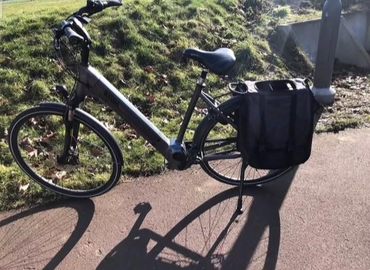 Elektrische fiets ATOM Diamond 750wh Topstaat, Versnellingen, Zo goed als nieuw, 50 tot 53 cm, Schijfrem