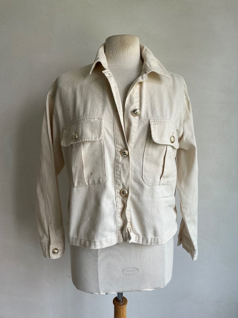 zara jasje beige, Verzenden, Zo goed als nieuw, Jasje, Maat 36 (S)