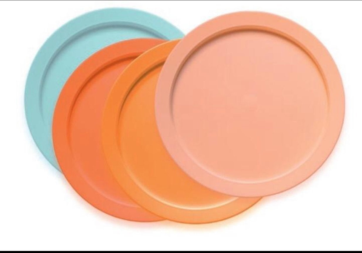 Tupperware splinternieuwe borden - set van 4, Overige kleuren, Overige typen, Nieuw, Ophalen of Verzenden