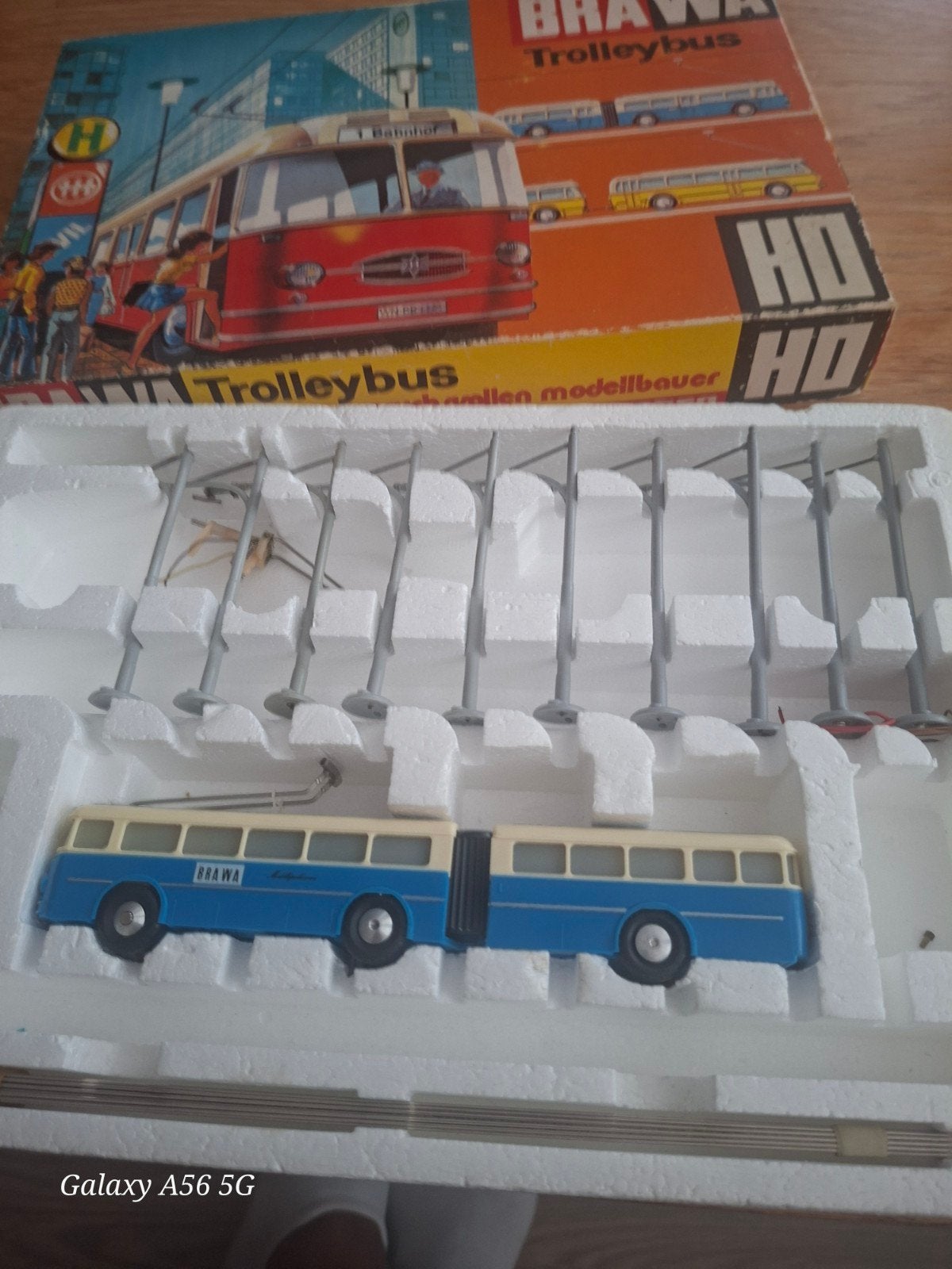 BRAWA Gelede trolleybus, Ophalen of Verzenden, Zo goed als nieuw, Gelijkstroom of Wisselstroom