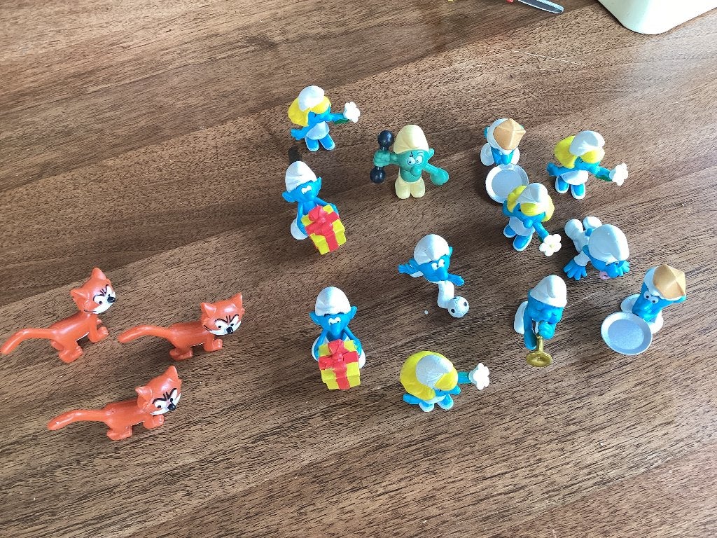 Smurfjes, Ophalen