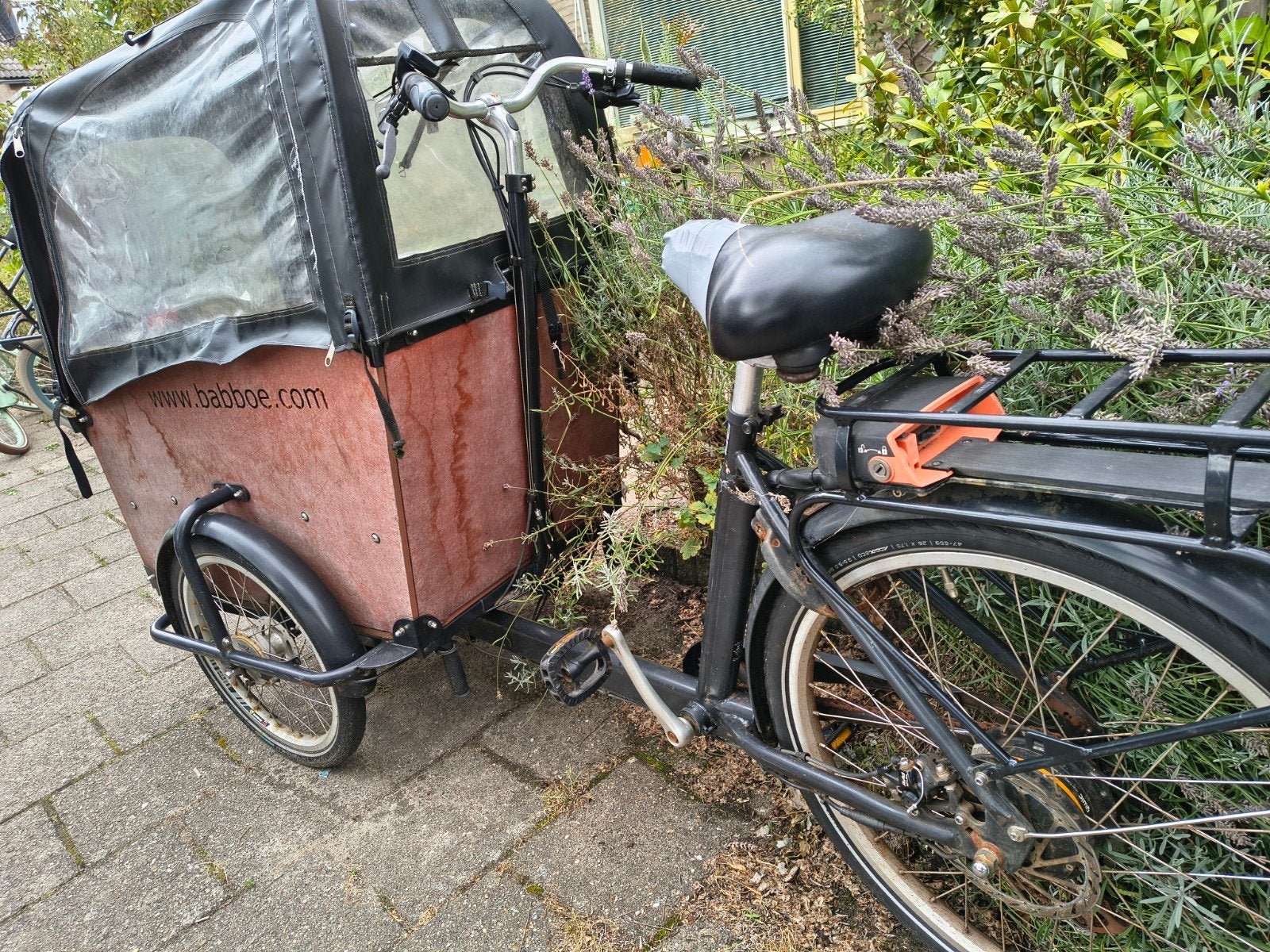 Babboe Big-E, 4 kinderen of meer, Gebruikt, Elektrisch, Ophalen