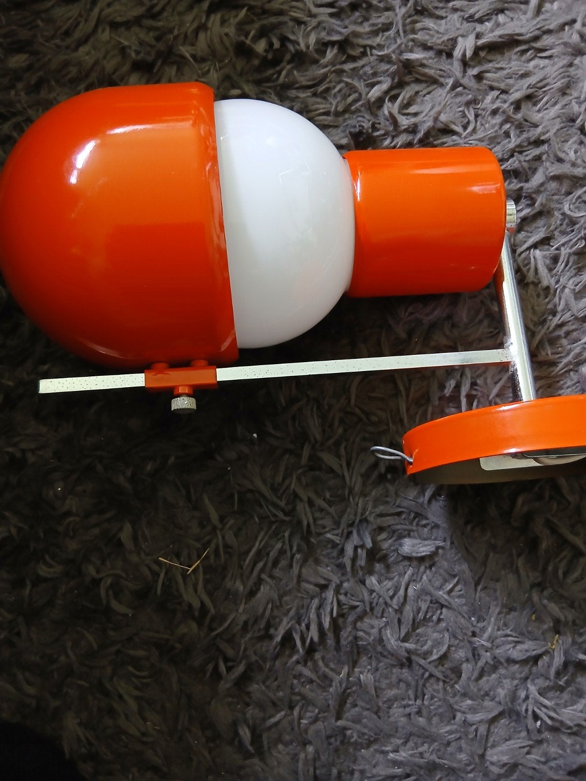 Unieke Gispen Giso Line schuiflamp jaren '60 - Oranje, Ophalen of Verzenden