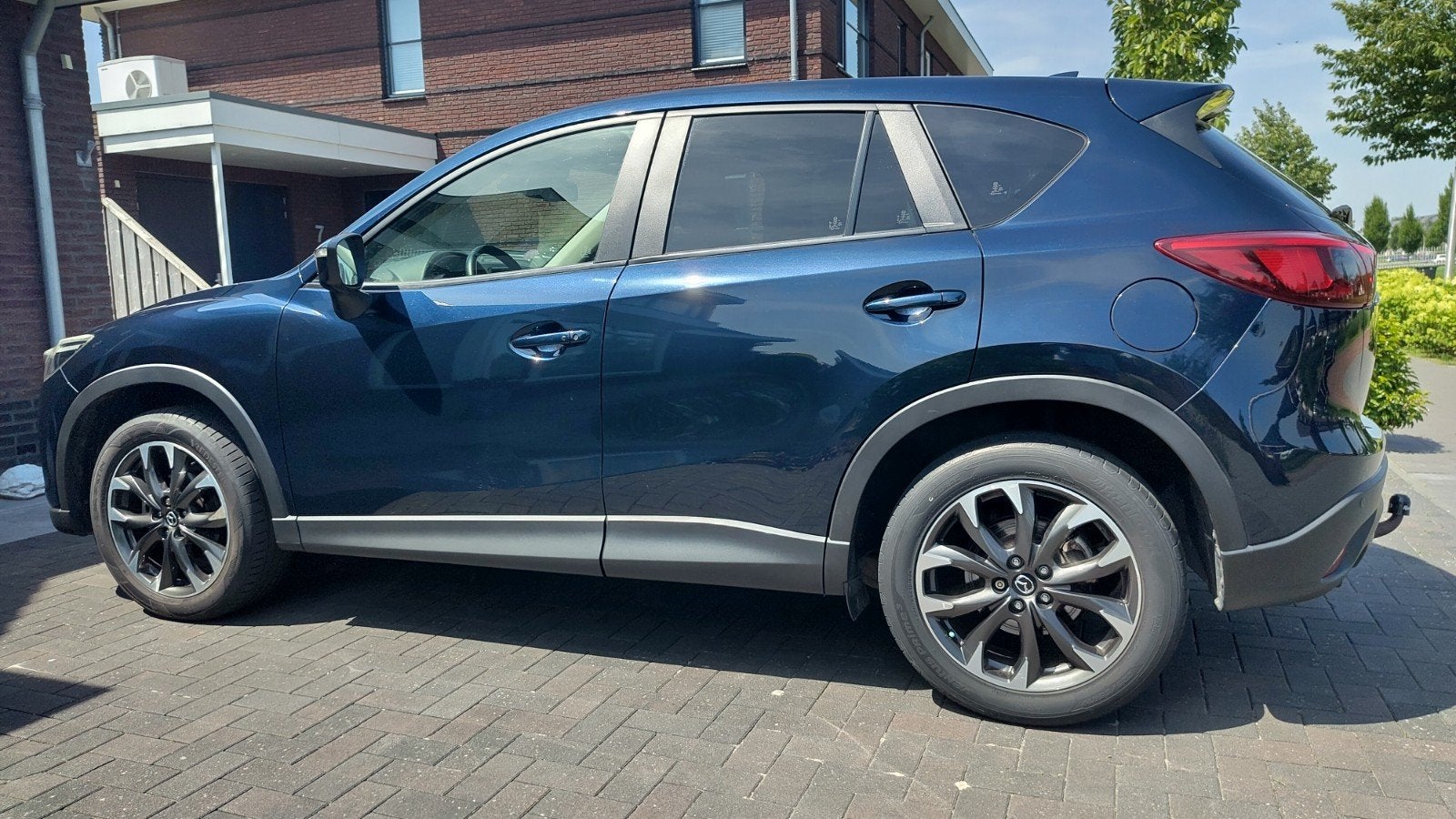 Mazda CX-5 2.0 Skyactiv-G clima|trekhaak|leer|Bose|nieuw APK, Voorwielaandrijving, 1998 cc, Zwart, 4 cilinders