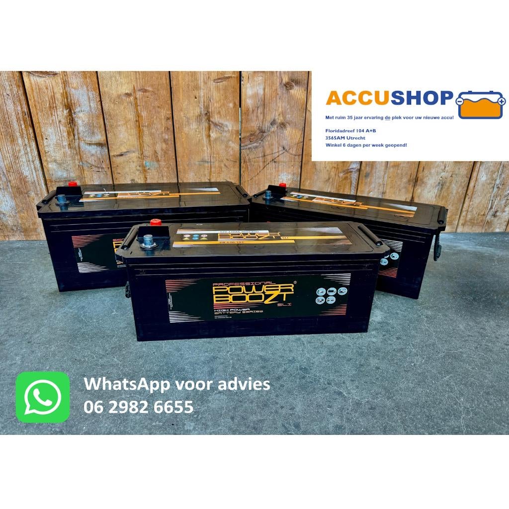 12V accu 140 tm 230Ah boot, camper, caravan – OP VOORRAAD, Ophalen, Nieuw, Motor en Techniek