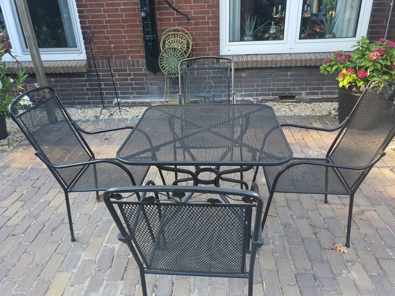 tuinset, Ophalen, Zo goed als nieuw, Overige materialen, 4 zitplaatsen