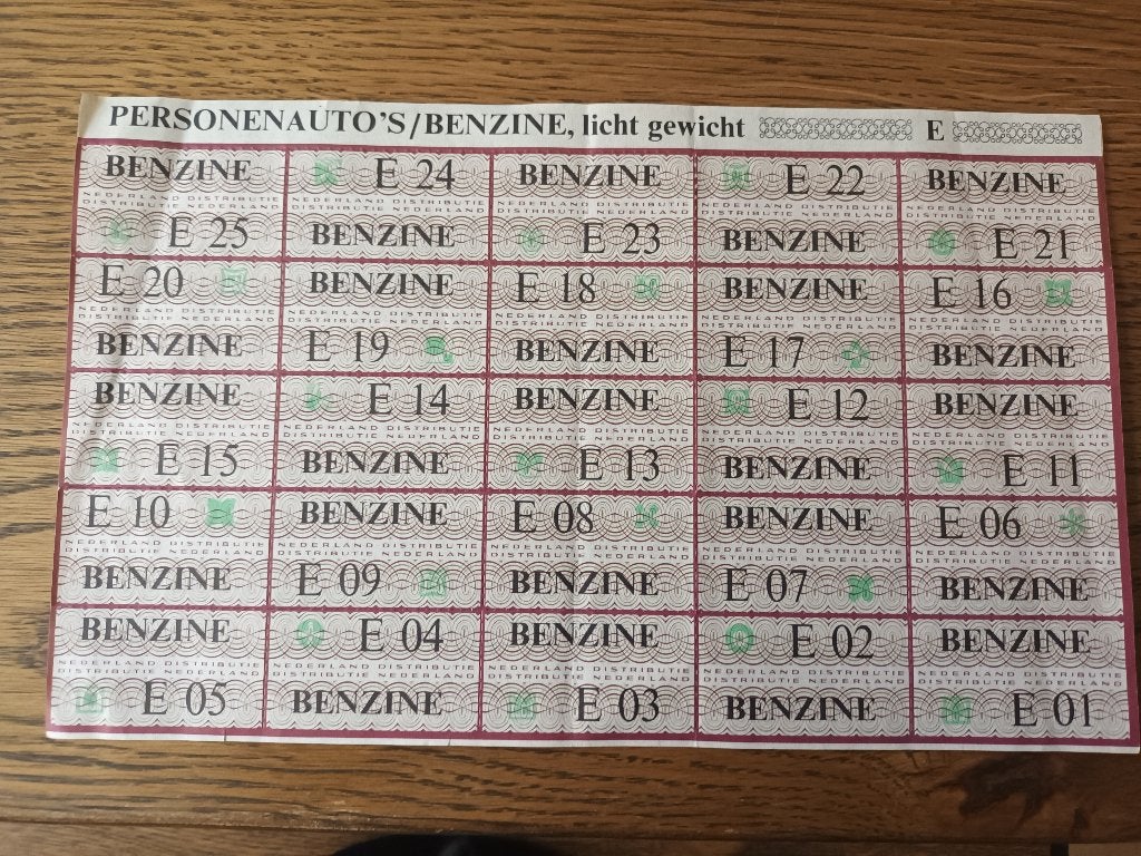 benzinebonnen uit 1973, Verzamelen, Ophalen, Overige typen