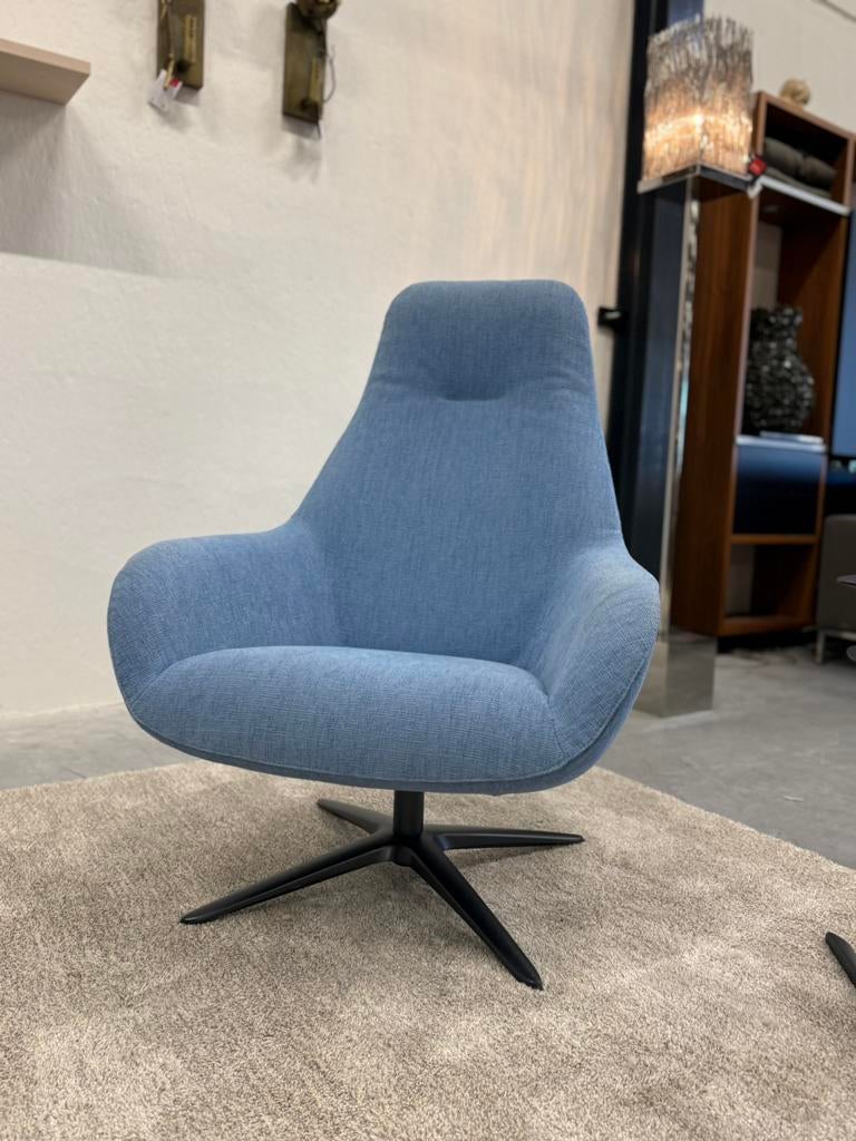 Nieuw Pode Spot Two Draai fauteuil Evla stof Design stoel, Nieuw, 75 tot 100 cm, Stof, Pode