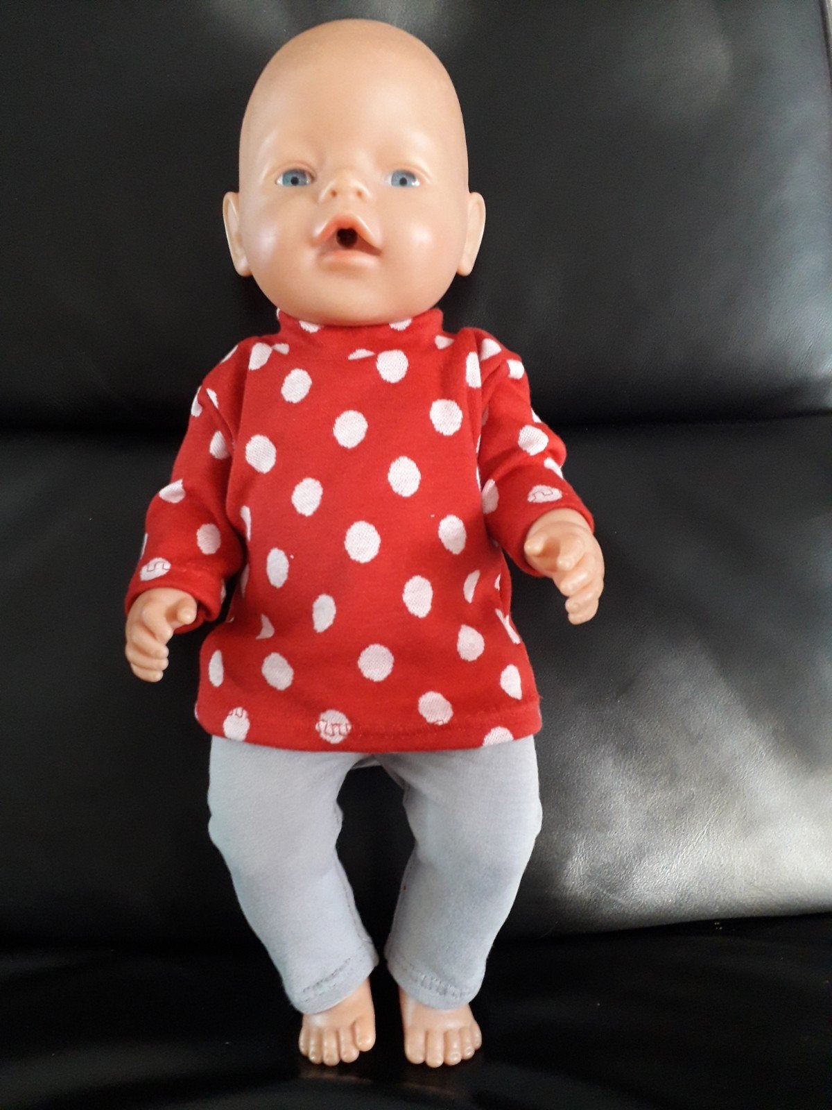 Poppenkleertjes babypop 43 cm, Verzenden, Nieuw, Babypop