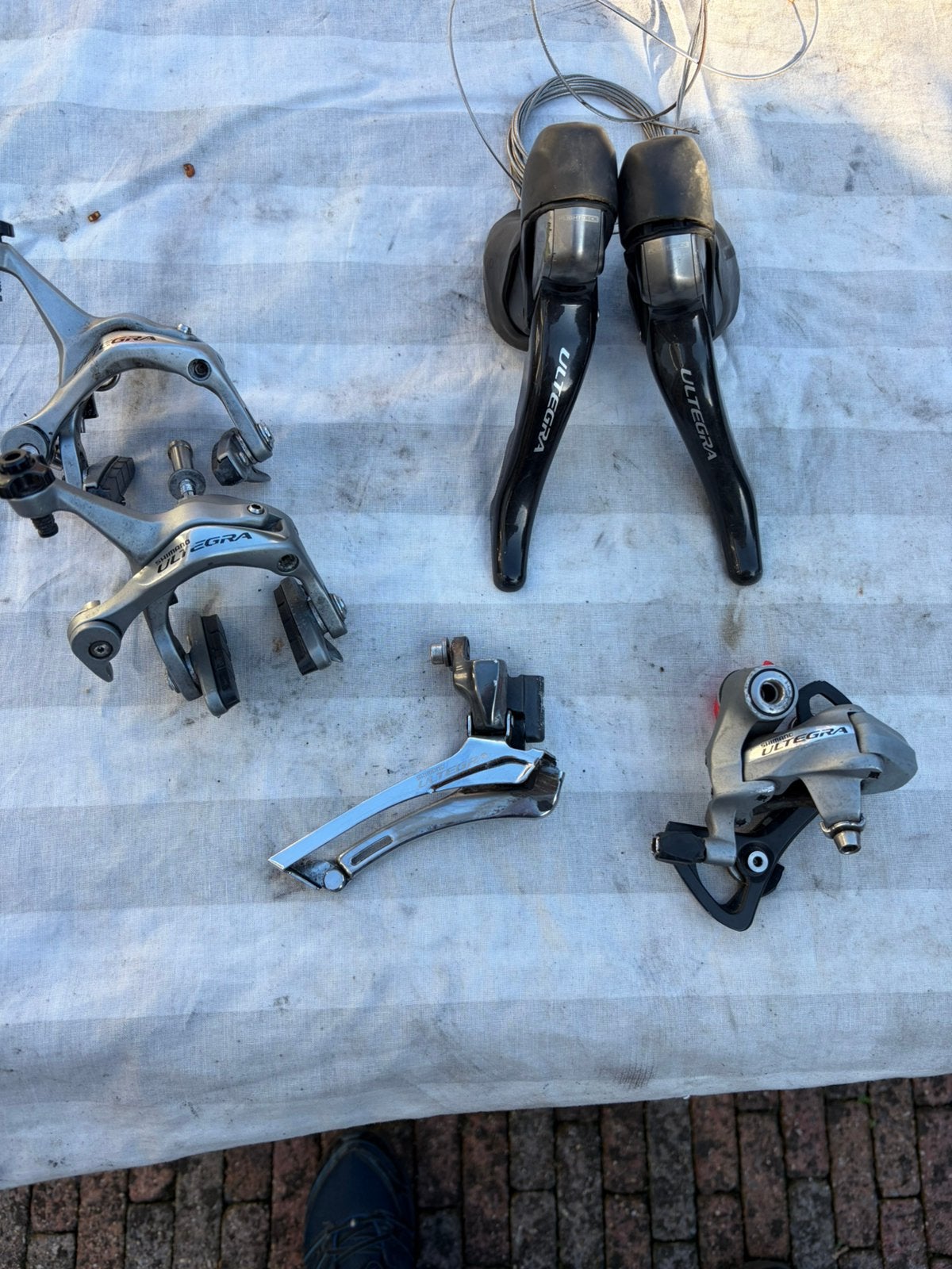 Shimano Ultegra 6700 10sp groep, Ophalen of Verzenden, Racefiets