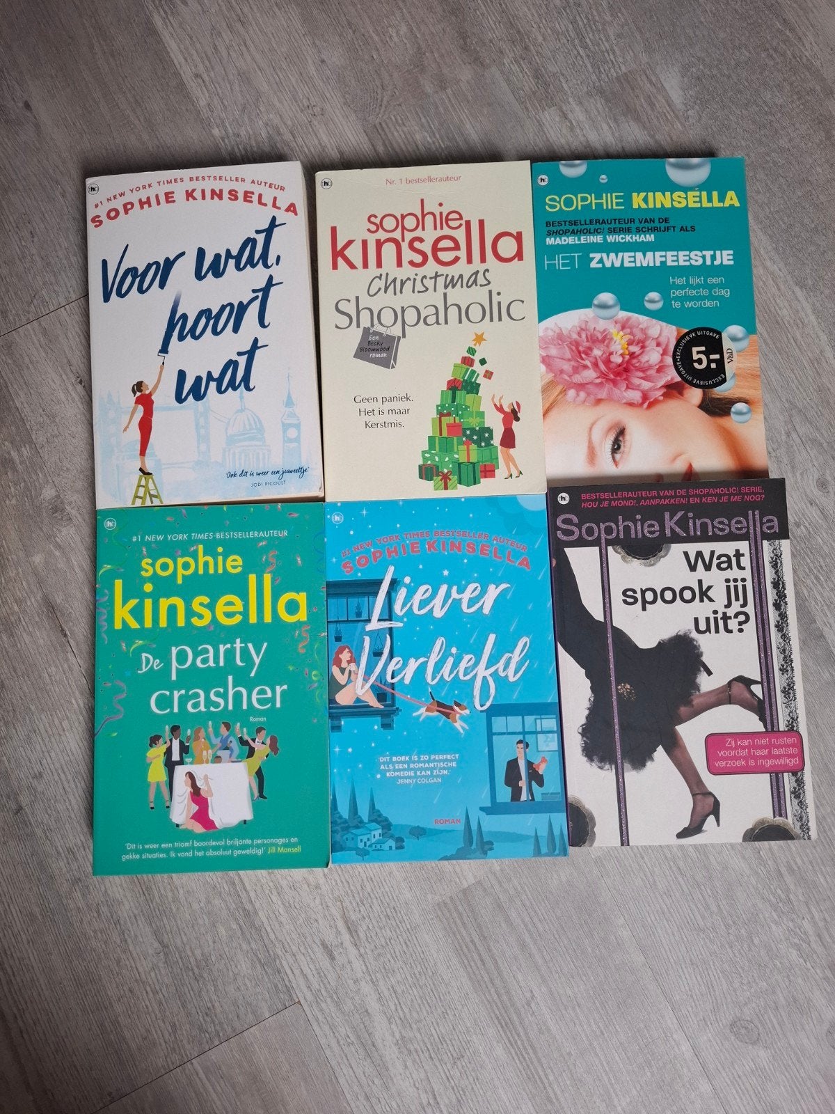 Sophie Kinsella boeken - 6 romans, Ophalen of Verzenden, Gelezen, Sophie Kinsella, Nederland
