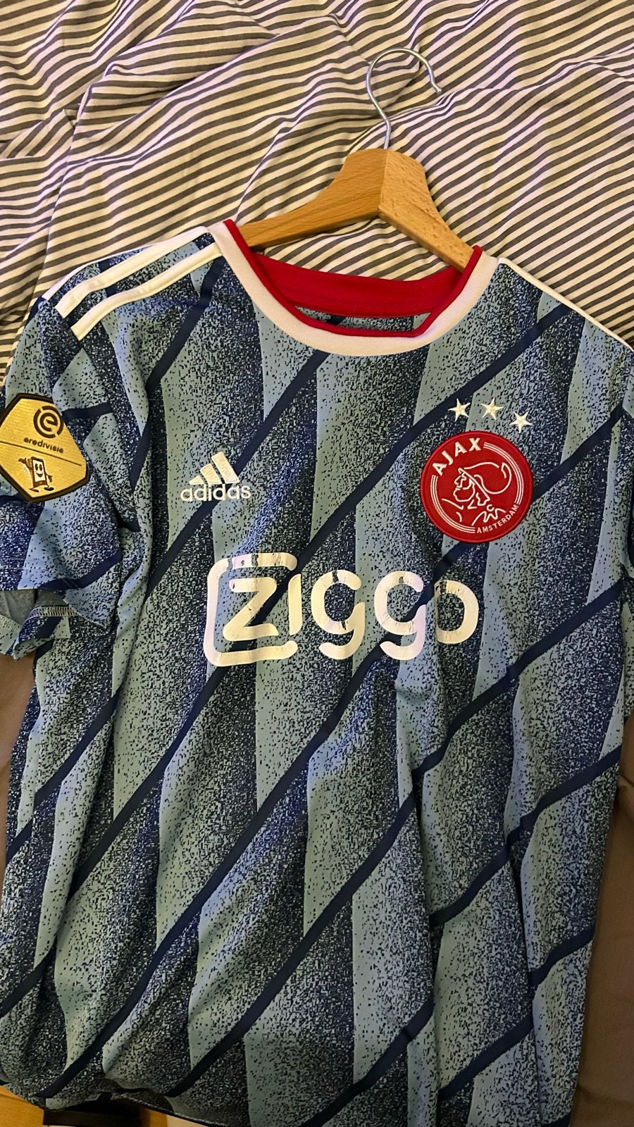 Ajax uitshirt 2021/2022 - Maat M, Ophalen of Verzenden, Voetbal, Gedragen, Maat 48/50 (M)