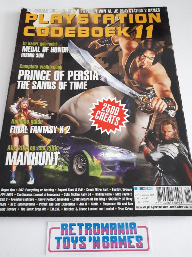 ps2 playstation 2 game guide - codeboek 11, Avontuur en Actie, -, Verzenden, -