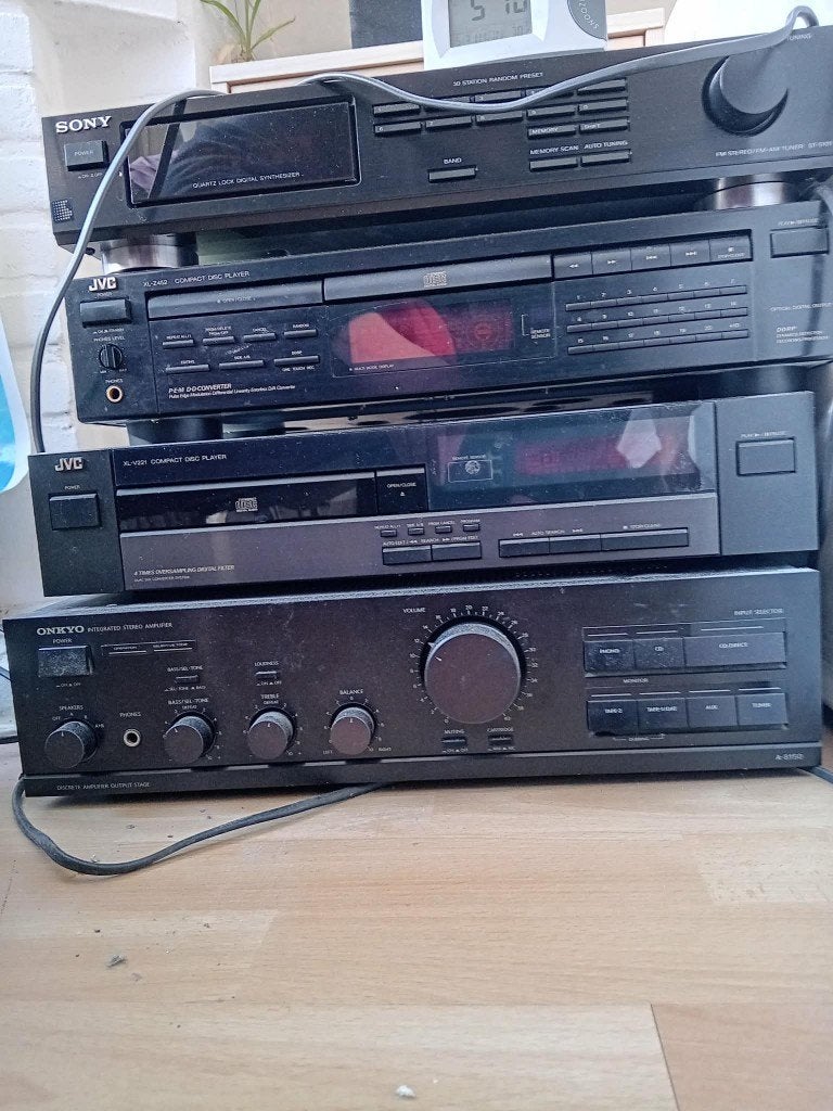 Stereo voor hobbyist of losse componenten Sony JVC Onkyo, Ophalen, Gebruikt, JVC, Losse componenten