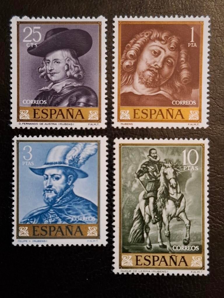 Spanje 1962 Peter Paul Rubens, Postzegels en Munten, Ophalen of Verzenden, Postfris