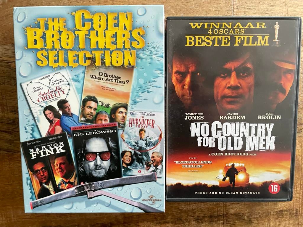 The Coen Brothers boxset & No Country for Old Men DVD, Gebruikt, Vanaf 16 jaar, Boxset, Actiethriller