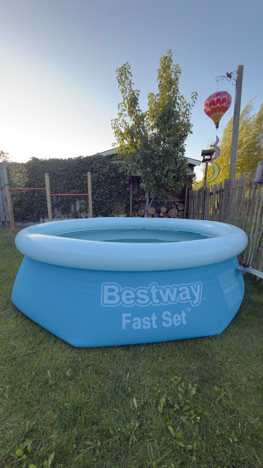 Bestway Fast Set Opzetzwembad Rond 244x66, Ophalen, Rond, Zo goed als nieuw, Opzetzwembad