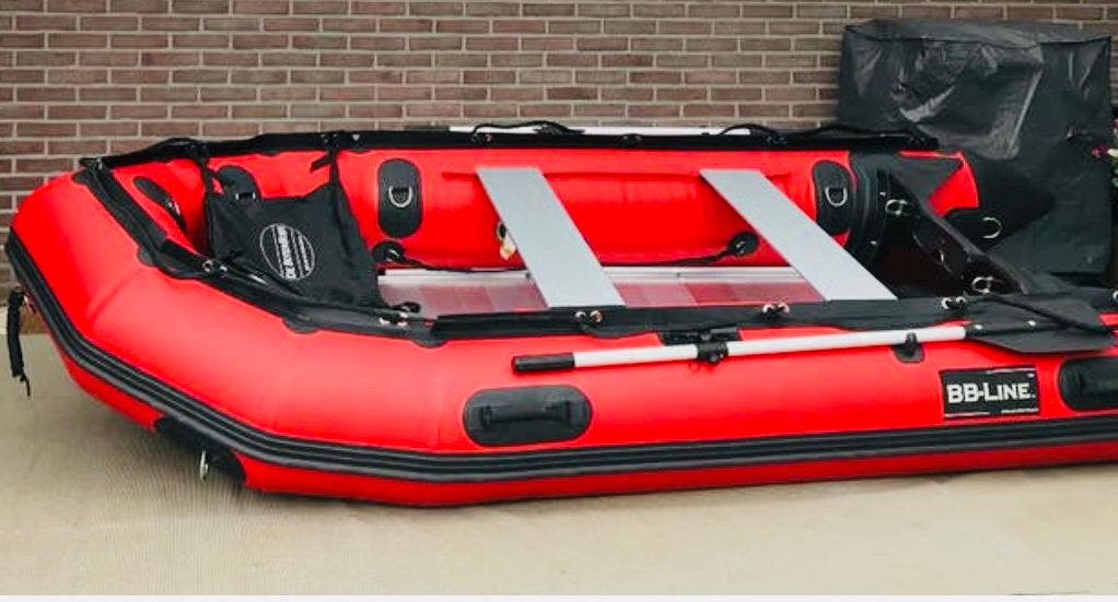 BB-Line  Haevy Duty 320. Rubberboot, Ophalen, Airdeck, Gebruikt, Mercury